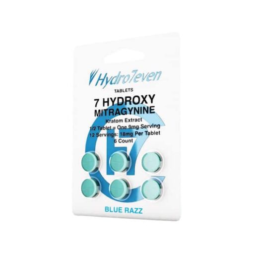 HYDRO7EVEN hydroxy tablet - blue razz 6 CT