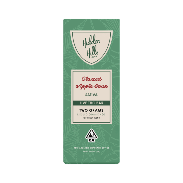 Liquid Diamonds Glazed Apple Sour Disposable THC Vapes