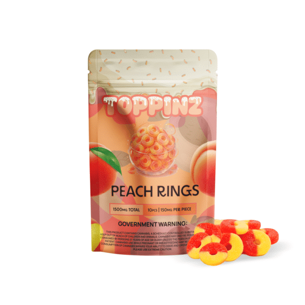 1500mg THC Peach Rings (Toppinz)