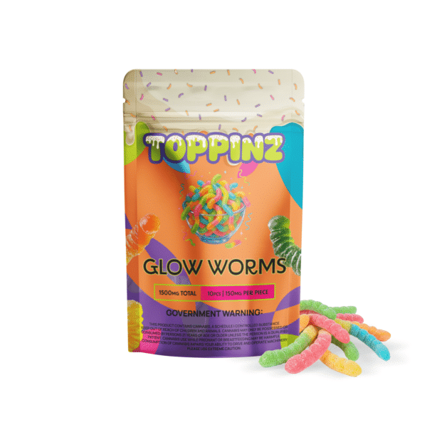 1500mg THC Glow Worms (Toppinz)